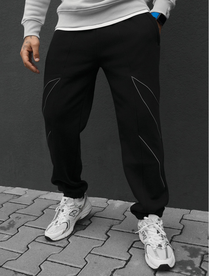 Spodnie dresowe Staff im black reflective fleece