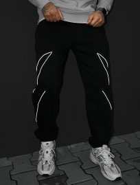 Spodnie dresowe Staff im black reflective fleece