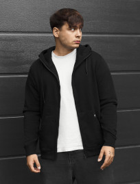 Bluza Staff zip black fleece