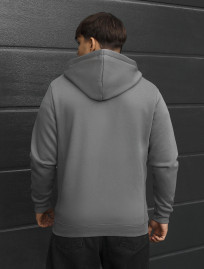 Bluza Staff zip gray fleece