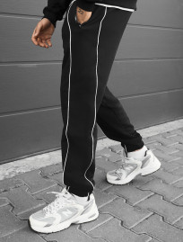 Spodnie dresowe Staff siv black reflective