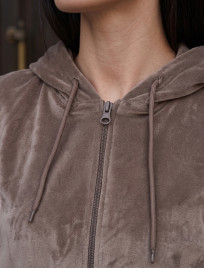 Dres Staff light brown & pink fleece