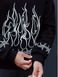 Bluza Staff fire & wire oversize fleece