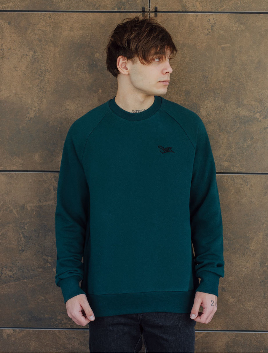 Bluza Staff emerald logo