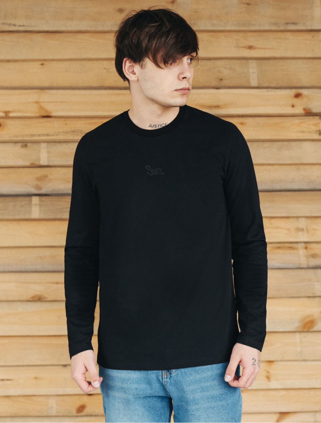 Bluza longsleeve Staff black logo
