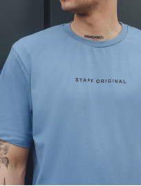 Koszulka Staff logo front blue oversize
