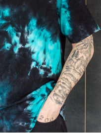 Koszulka  Staff tay day black turquoise oversize
