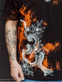 Koszulka Staff tay day logo & snake oversize