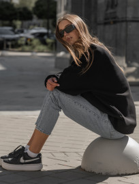 Damska bluza Staff vi black oversize fleece