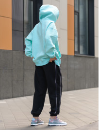 Damska bluza Staff mint oversize fleece