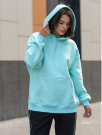 Damska bluza Staff mint oversize fleece