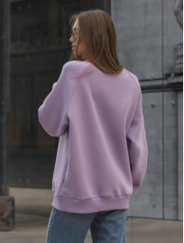 Damska bluza Staff violet oversize fleece