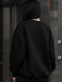 Damska bluza Staff logo black oversize fleece