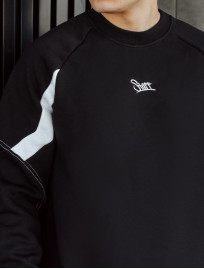Bluza Staff black logo oversize fleece