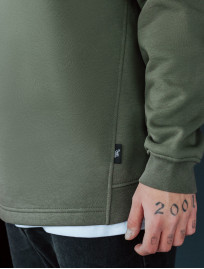 Bluza Staff green gray logo fleece