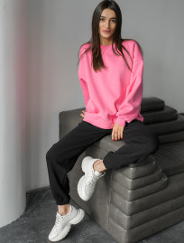 Bluza Staff vi pink oversize fleece