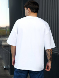 Koszulka Staff white oversize premium
