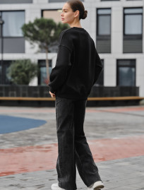 Damska bluza Staff el black oversize fleece