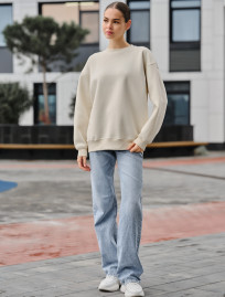 Bluza damska Staff fa milk oversize fleece