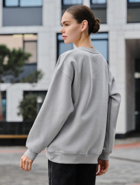 Bluza damska Staff fa gray oversize fleece