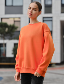 Bluza damska Staff fa orange oversize fleece