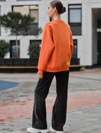 Bluza damska Staff fa orange oversize fleece