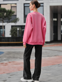 Bluza damska Staff fa pink oversize fleece