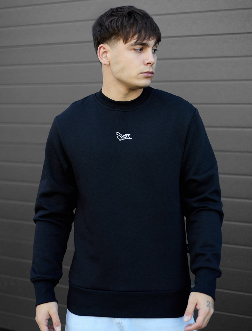 Bluza Staff black logo fleece