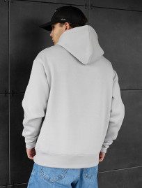 Bluza Staff light gray basic oversize fleece