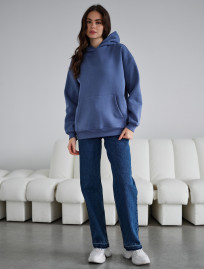 Damska bluza Staff blue oversize fleece