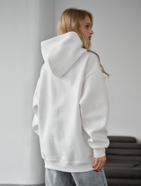 Damska bluza Staff miv white oversize fleece