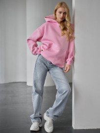 Bluza z kapturem Staff miv pink oversize fleece