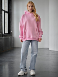 Bluza z kapturem Staff miv pink oversize fleece