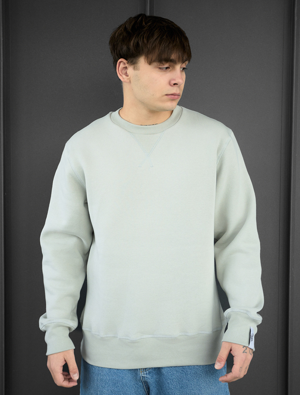 Bluza Staff light olive basic fleece