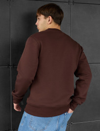 Bluza Staff brown basic fleece