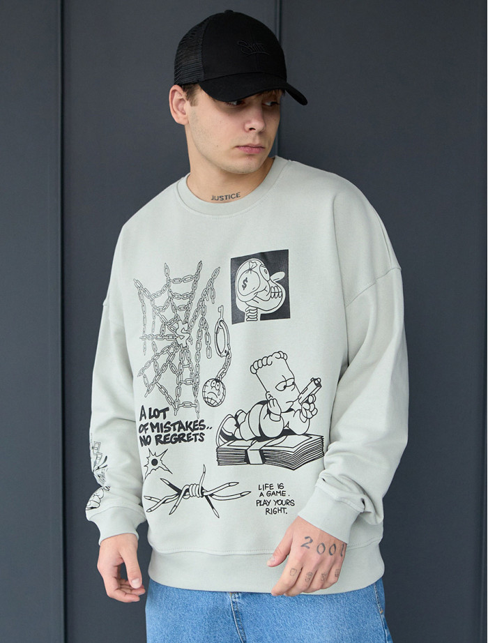 Bluza Staff no regrets oversize