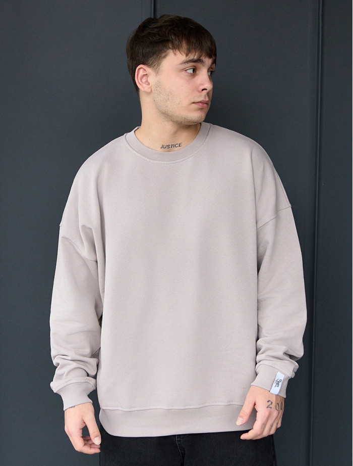 Bluza Staff light gray basic oversize
