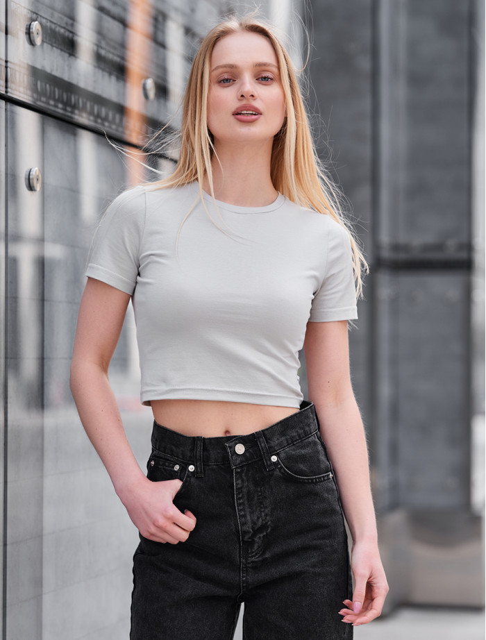 Koszulka damska Staff fr light gray