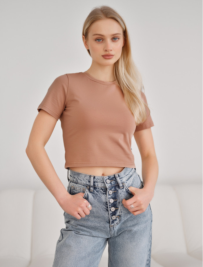 Koszulka Staff fr light brown