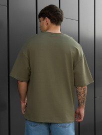 Koszulka Staff khaki oversize premium