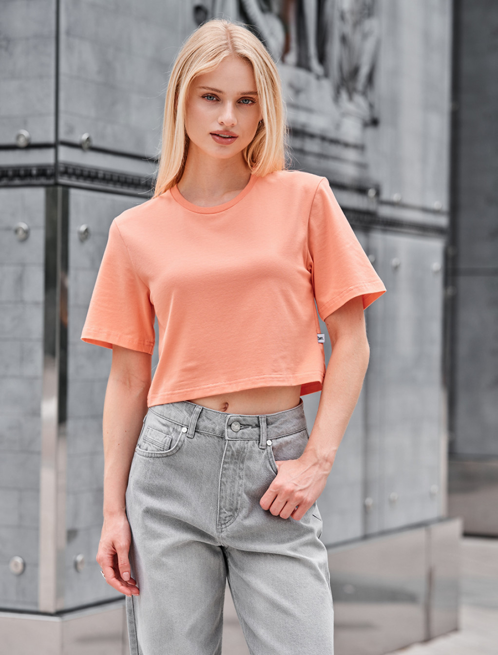 Koszulka Staff fla peach
