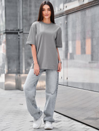Koszulka Staff li gray oversize
