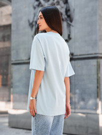Koszulka Staff li light blue2 oversize