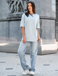 Koszulka Staff li light blue2 oversize