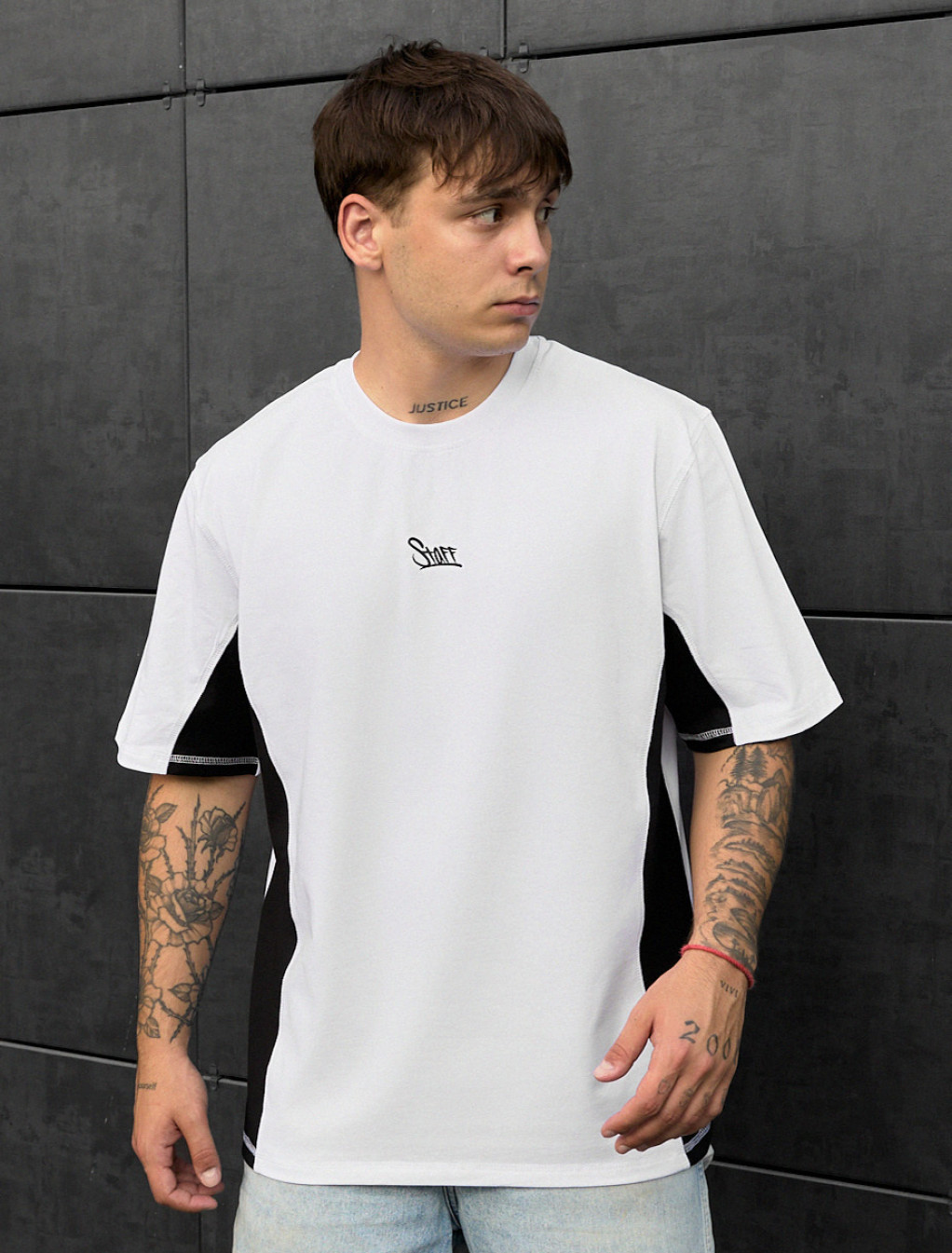 Koszulka Staff white & black logo