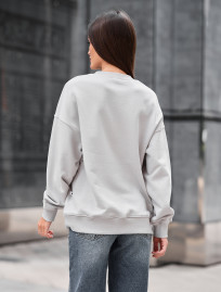 Bluza Staff s light gray oversize