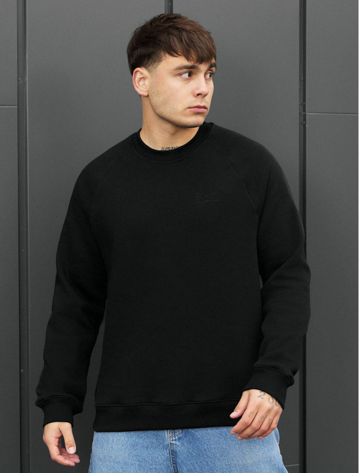 Bluza Staff black logo fleece