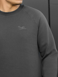 Bluza Staff dark gray logo fleece