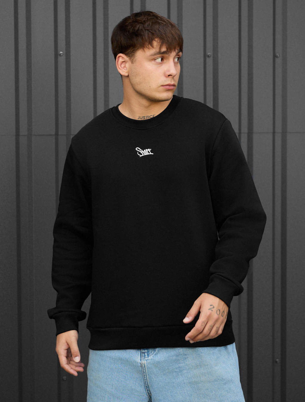 Bluza Staff black logo fleece
