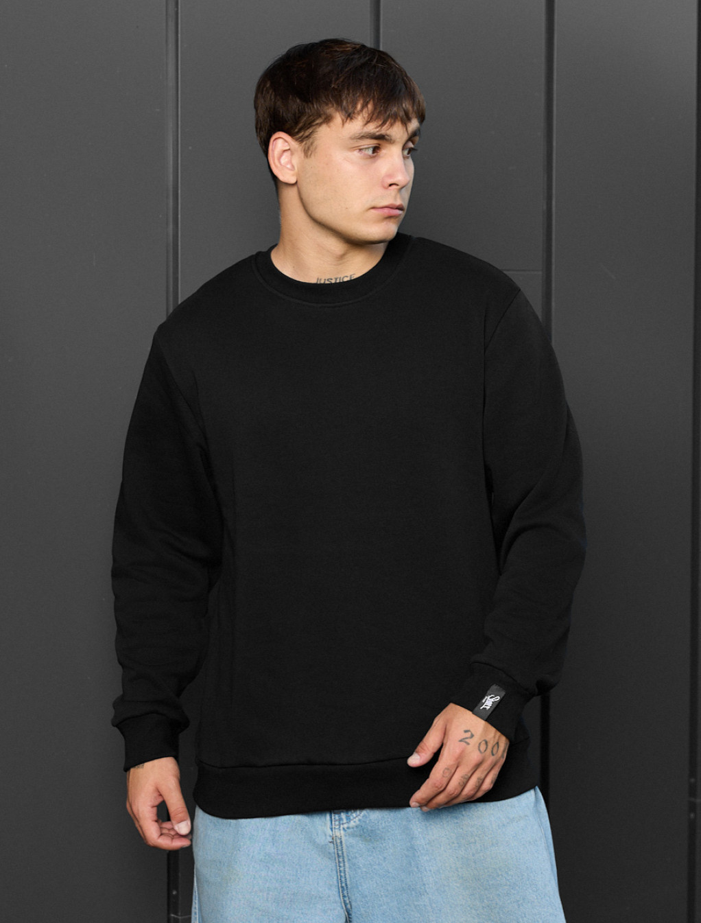 Bluza Staff black basic fleece